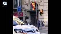 Tribulaciones de un indepe con una bandera española rebelde