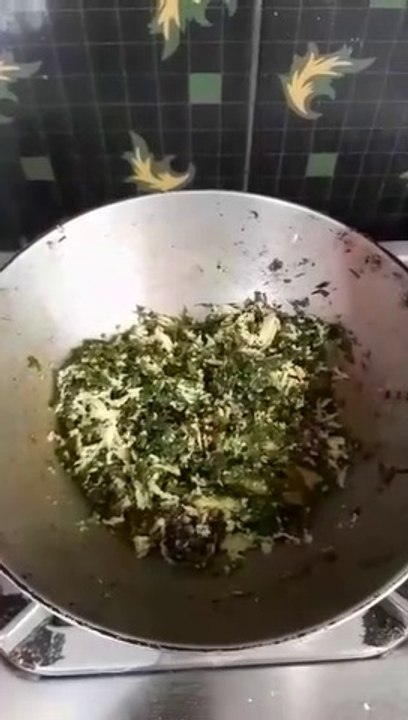Muli ke shaak || Radish green leaves fry || Mulo shaak ||