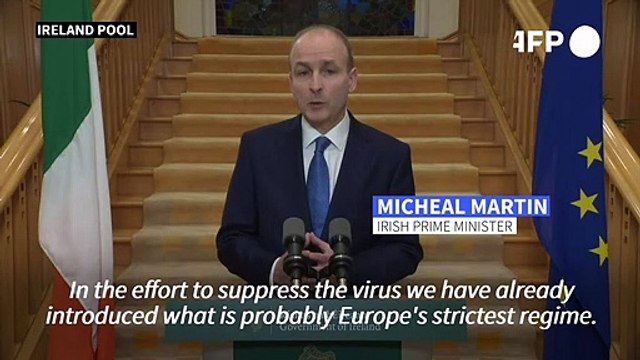 Irish PM announces country's return to coronavirus lockdown