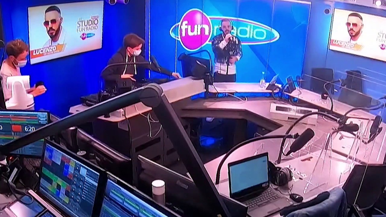 Lucenzo en interview et en live dans Le Studio Fun Radio