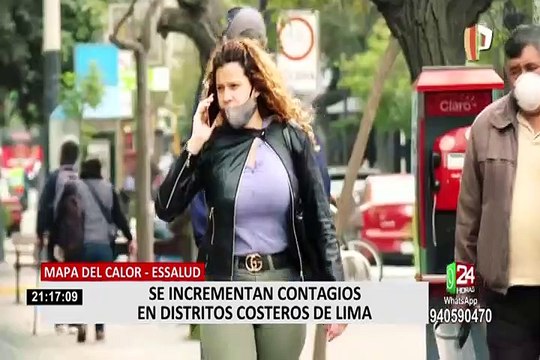 Mapa de calor revela el incremento de contagios de COVID-19