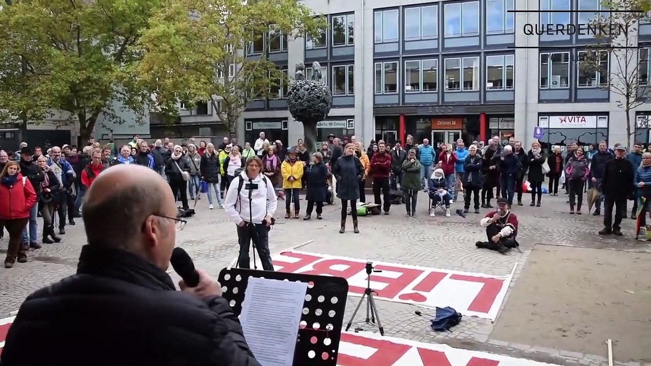 #QUERDENKEN 762 Lörrach - 05 - Dietmar Ferger - Neuer Marktplatz, 10.10.2020