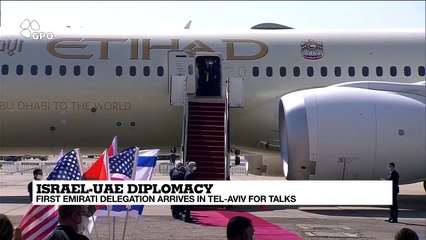 UAE government delegation arrives in Israel on first official visit