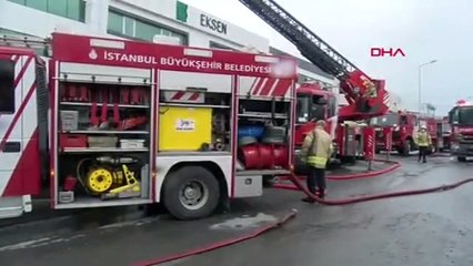 Silivri'de fabrika yangını