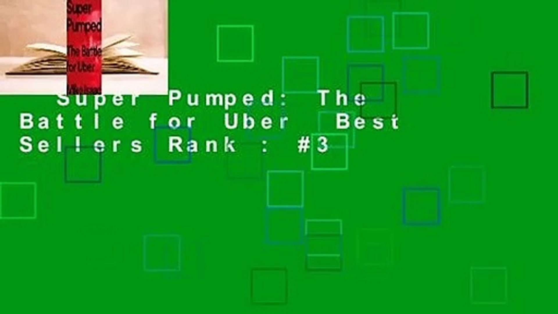 Super Pumped: The Battle for Uber Best Sellers Rank : #3