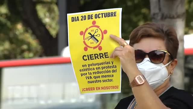 Huelga de las peluquerías