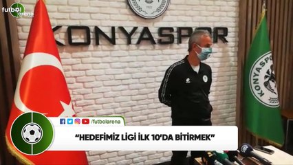 İsmail Kartal'dan açıklamalar! "Hedeimiz ligi ilk 10'da bitirmek"