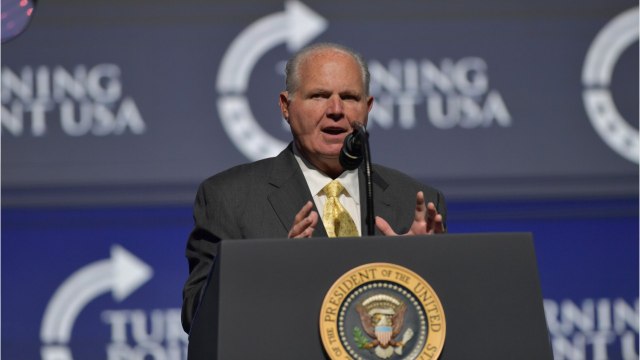 Rush Limbaugh Says His Cancer Has Become Terminal