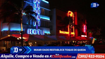 Miami-Dade restablece toque de queda | El Diario en 90 segundos