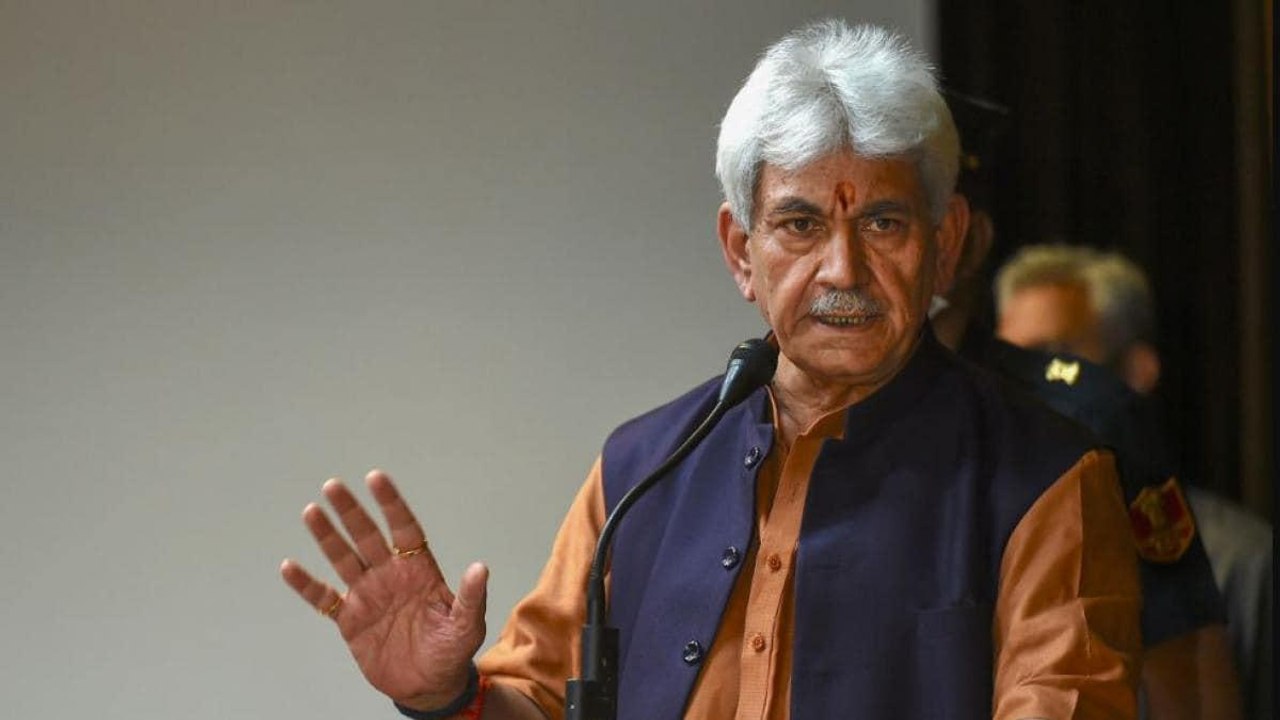 LG Manoj Sinha talks about elections in Jammu and Kashmir