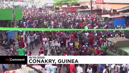 Al menos tres muertos en Guinea Conakri en una concentración opositora tras las presidenciales