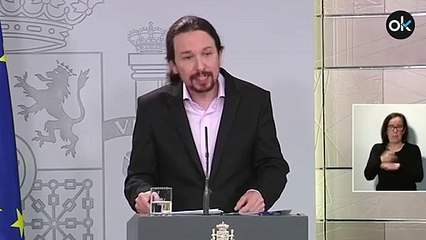 Pablo Iglesias prometió en marzo kits de comida e higiene a los sinhogar