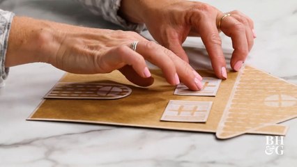Cardboard Gingerbread Houses