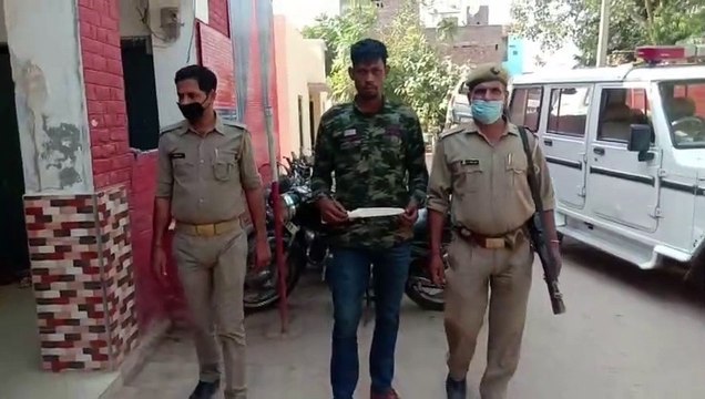 अवैध चाकू के साथ बदमाश गिरफ्तार, कांधला पुलिस ने भेजा जेल