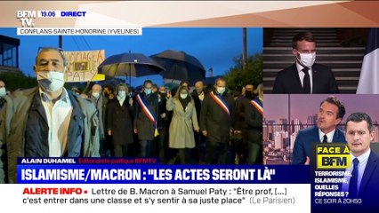 Islamisme / Macron: "Les actes seront là" - 20/10