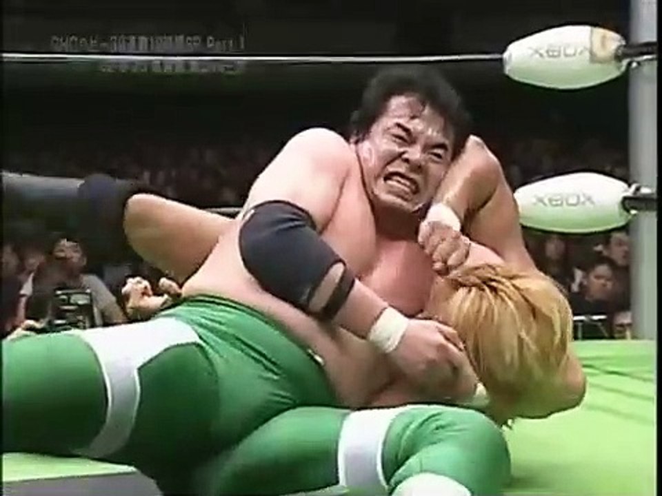 Yoshihiro Takayama (c) vs. Mistuharu Misawa (NOAH Great Voyage 2002 - GHC Heavyweight Championship)
