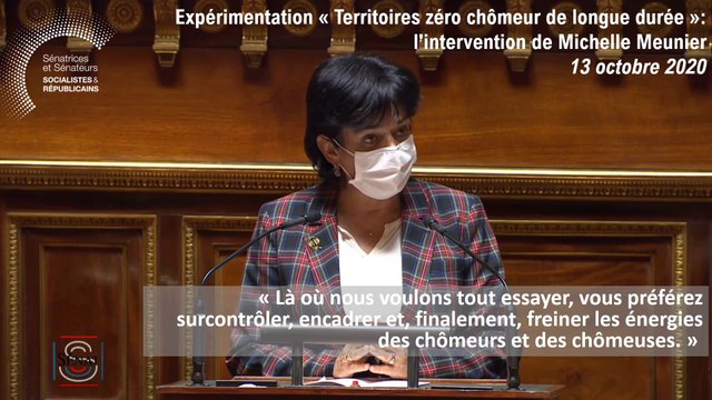 Expérimentation « Territoires zéro chômeur de longue durée » : l'intervention de Michelle Meunier