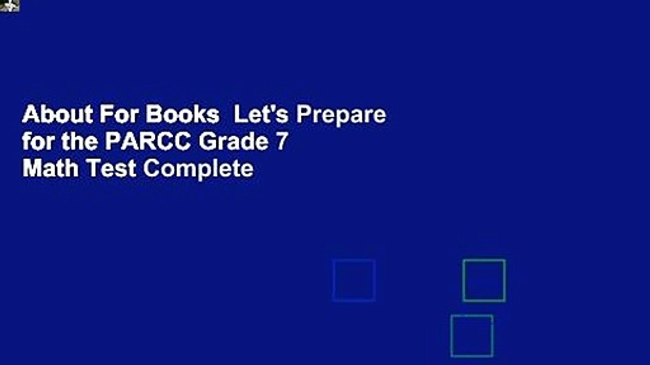 About For Books  Let's Prepare for the PARCC Grade 7 Math Test Complete