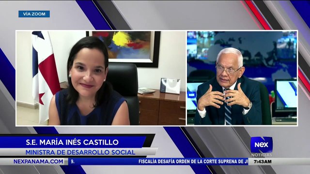 Entrevista a Maria Inés Castillo, Ministra de Desarrollo social - Nex Noticias