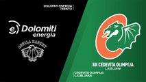Dolomiti Energia Trento - Cedevita Olimpija Ljubljana Highlights | 7DAYS EuroCup, RS Round 4