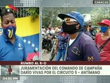 Sector transporte juramenta Comando de Campaña Darío Vivas en Circuito 5 - Antímano en Caracas