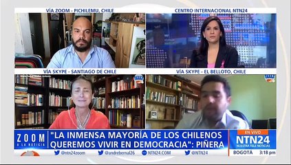 Zoom a la Noticia de NTN24 mertes 20 de octubre de 2020