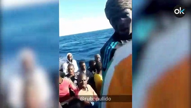 Así viajó el cayuco llegado a Tenerife con más de 100 inmigrantes ilegales