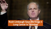 Rush Limbaugh Is Very Sick