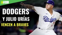 Los Dodgers y Julio Urías vencen a Braves; van a la Serie Mundial ante Rays