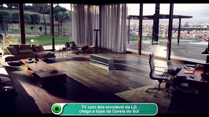 TV com tela enrolável da LG chega a lojas da Coreia do Sul