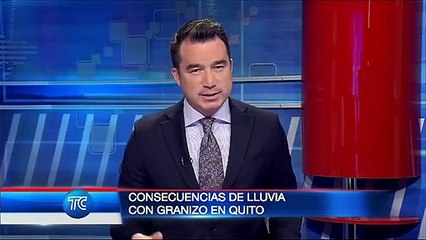 Las terribles consecuencias que dejó la fuerte granizada en Quito