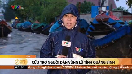 Cứu trợ người dân vùng lũ tỉnh Quảng Bình