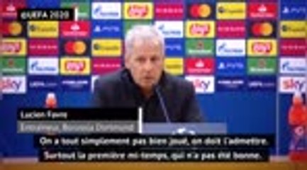 Groupe F - Favre : "On a tout simplement pas bien joué"