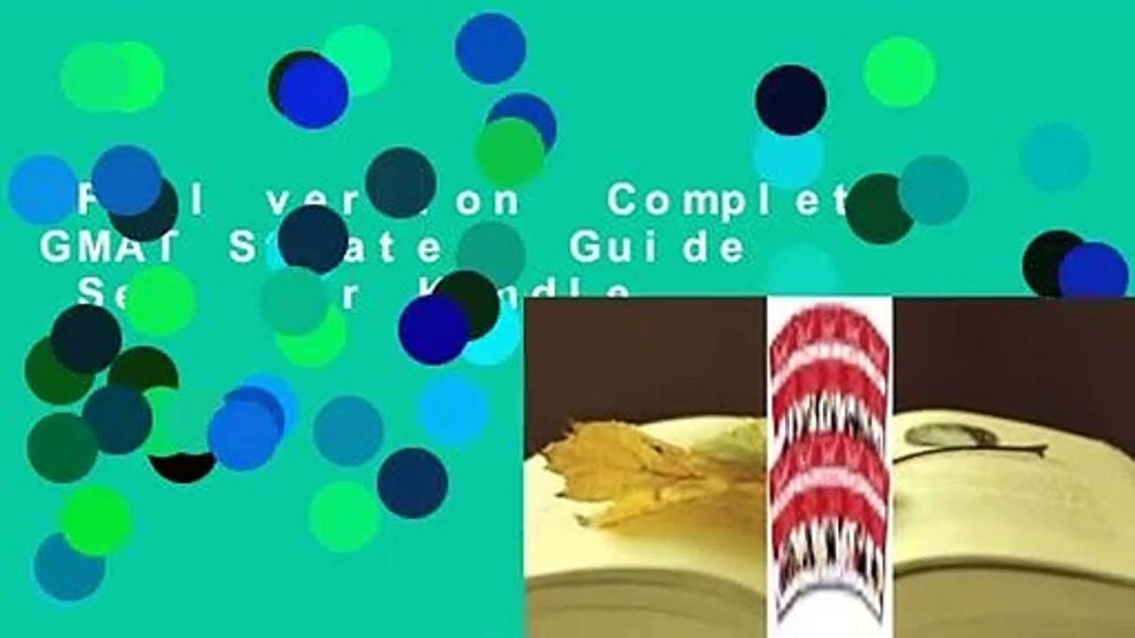 Full version  Complete GMAT Strategy Guide  Set  For Kindle