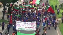 Grupos indígenas exigen reunión con presidente de Colombia
