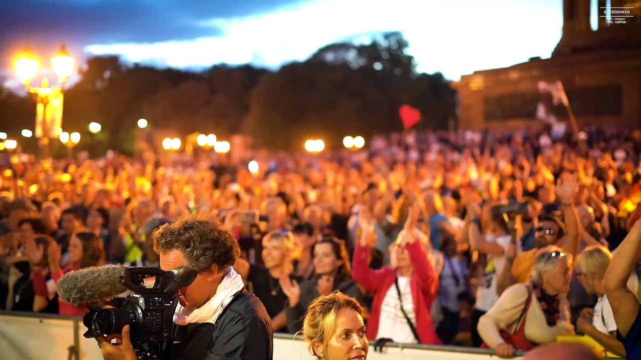 deutschlandweite Querdenken Großdemo in Leipzig 7 November 2020