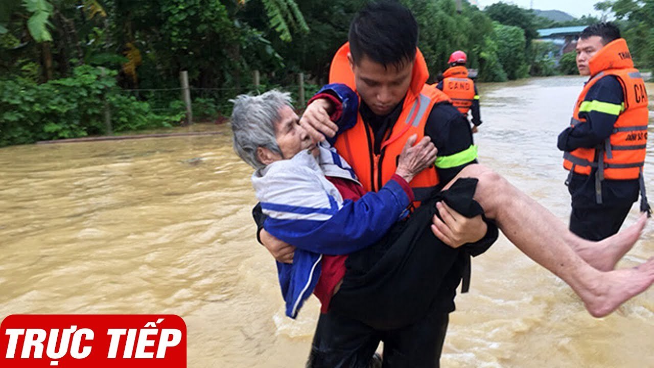 TIN KHẨN CẤP Bão số 8 - Mưa Lũ Miền Trung