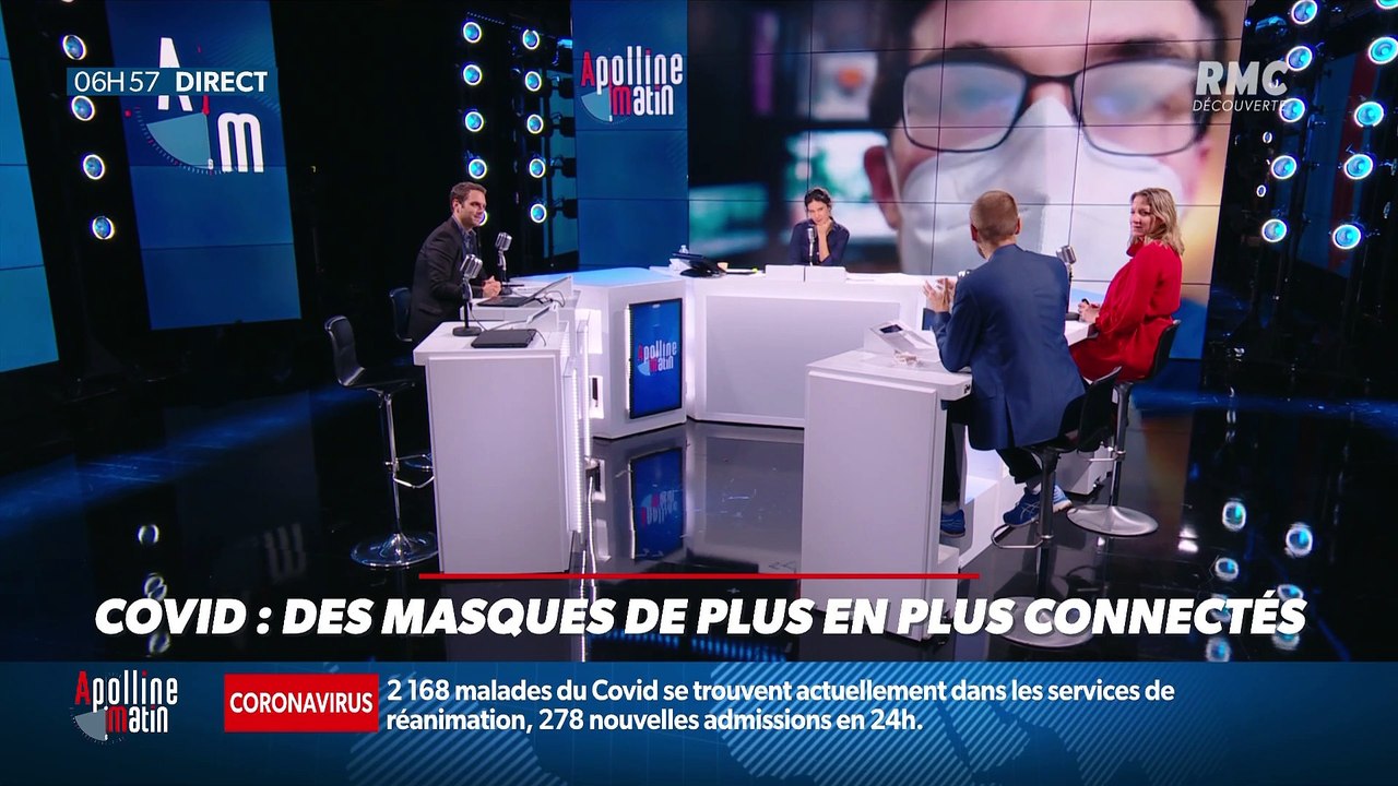 La chronique d'Anthony Morel : Covid, des masques de plus en plus connectés - 21/10