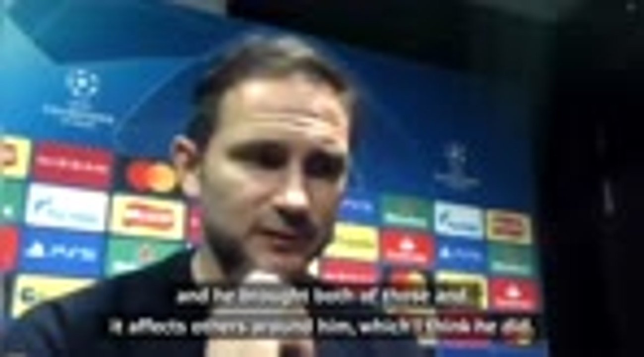 Lampard full of praise for Thiago Silva after Sevilla draw