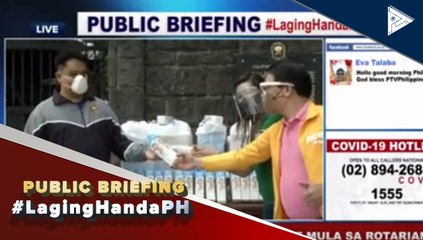 #LagingHanda | PMA, nakatanggap ng mga PPE mula sa Rotarians