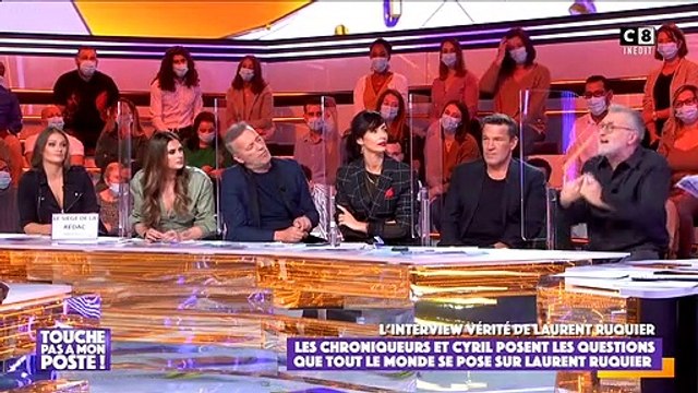 Laurent Ruquier fracasse Jean-Pierre Pernaut et sa femme Nathalie Marquay sur le plateau de Touche pas à mon poste sur C8.
