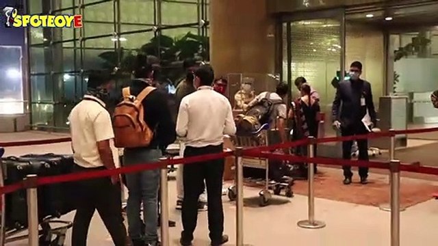 John Abraham & Karishma Tanna Spotted at the airport | SpotboyE