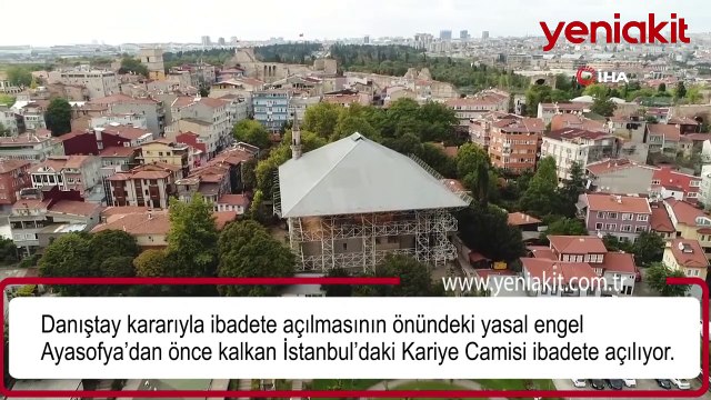 Kariye Camii 75 yıl sonra Cumhurbaşkanı Erdoğan'ın katılımıyla ibadete açılacak