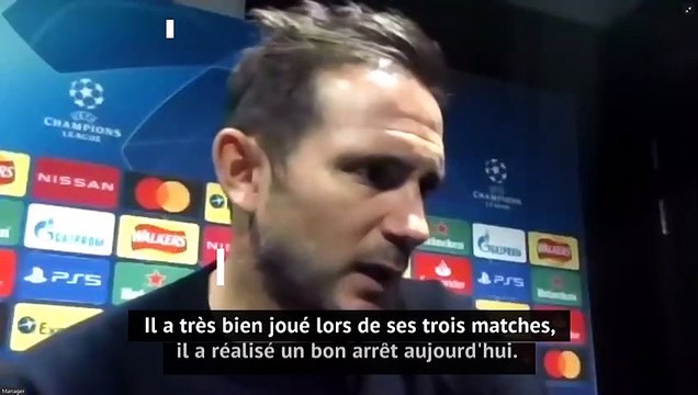 Frank Lampard juge la première d'Edouard Mendy en Ligue des champions avec Chelsea