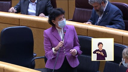 Celaá contundente tras las críticas de su salida antes del estado de alarma