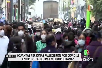 San Juan de Lurigancho lidera la lista con mayor número de muertes por coronavirus