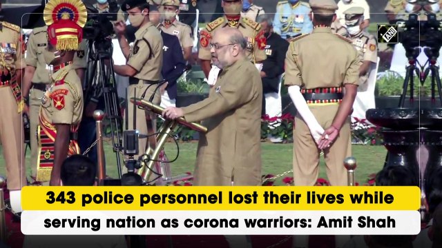 343 police personnel lost their lives while serving nation as corona warriors: Amit Shah