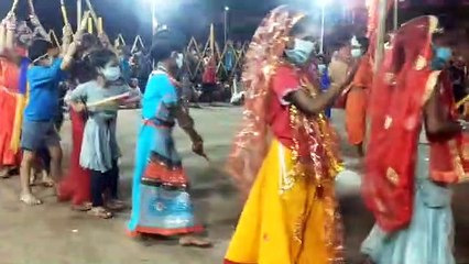 नन्ही बालिकाओं ने गरबा के माध्यम से दिया कोविड-19 से बचाओ का संदेश