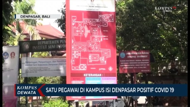Satu Pegawai Di Kampus ISI Denpasar Positif Covid-19
