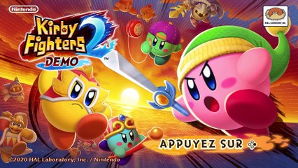 Kirby Fighters 2 - Présentation de la démo